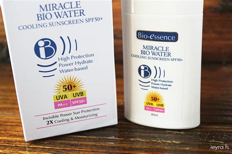 Review | Bio-essence Miracle Bio Water Sunscreen | ieyra h