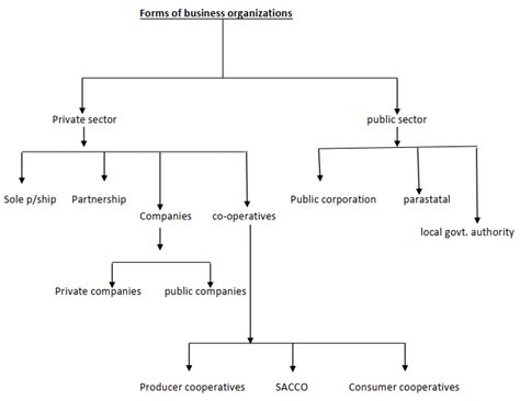 Forms Of Business Units Business Studies Form 2 Notes Easyelimu