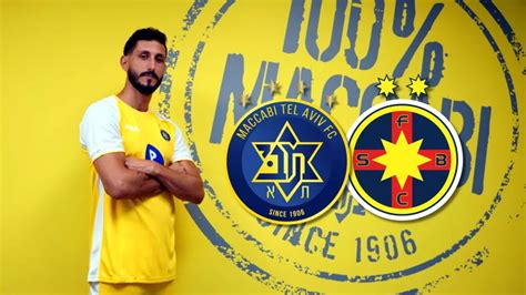 Maccabi Tel Aviv s a întărit înainte de returul cu FCSB Revin mai