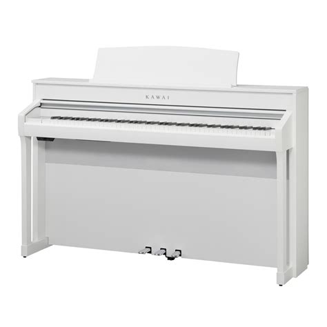 Kawai Concert Artist Ca98 Digitalpiano Sidenmatt Vit Gear4music