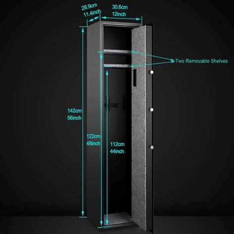 Langger V Biometric Gun Safe For Rifle Upgraded Quick Access Gun