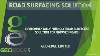 Road surfacing solution | PPT