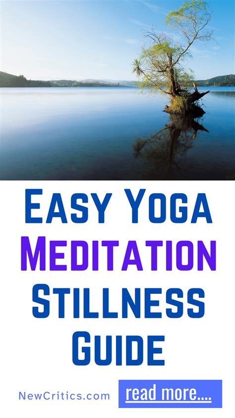 Unlock Inner Peace: Yoga Meditation Stillness Guide