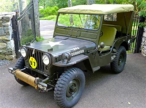 1952 Willys M38 Army Jeep Fully Restored Military Antique Classic For