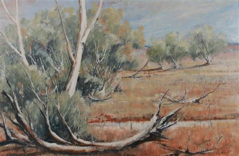 David Clyde Dridan Australian Landscape 1963 Mutualart