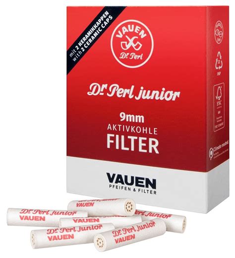 Vauen Dr Perl Junior Aktivkohlefilter Mm Bonner Pfeifen Und