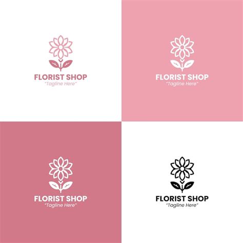 Premium Vector | Florist Shop Logo