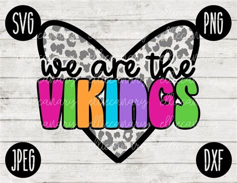 Vikings Mascot SVG School Spirit Teacher Svg Png Jpeg Dxf Vinyl Cut