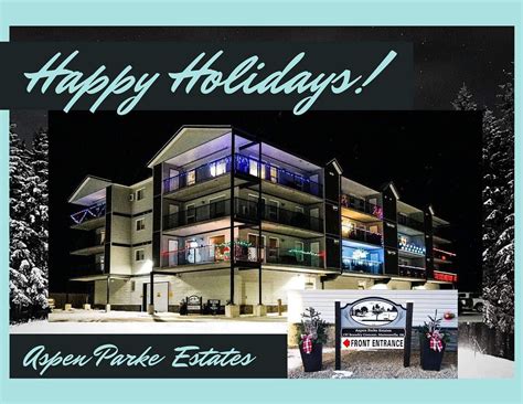 Happy Holidays From Aspen Parke Estates ️ •135 Beaudry Crescent