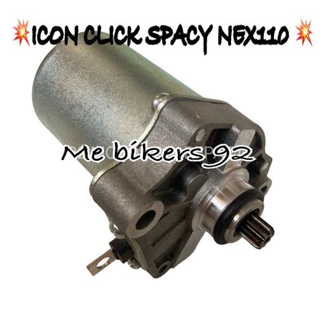 Me Bikers Honda Click Starter Motor Assy Pnp Icon Click Spacy Nex