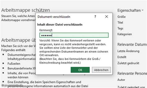 Excel Datei Mit Passwort Sch Tzen Und Passwort Entfernen Pc Magazin