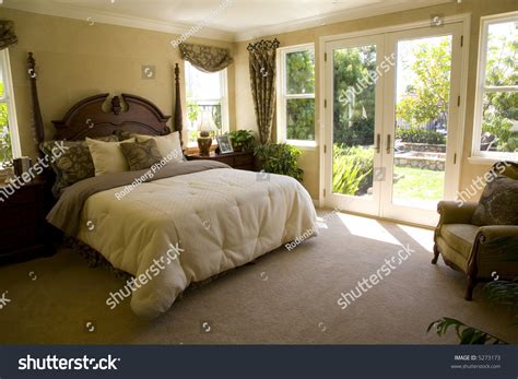 Bedroom With Garden View Stock Photo 5273173 Shutterstock