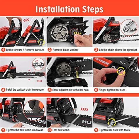 Huyosen Cc Stroke Gas Powered Chainsaw Inch Chainsaw