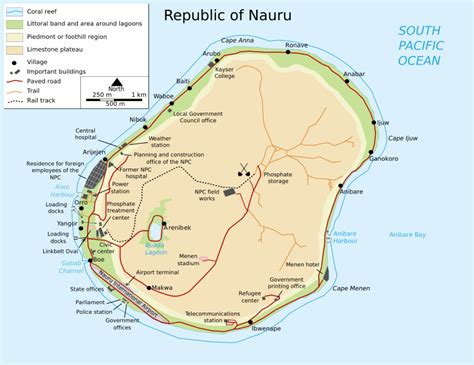 SENGUTTUVAN . E: nauru (island) map