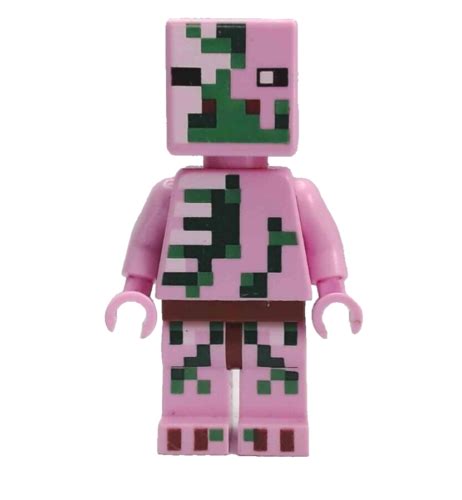 Lego Minecraft Zombie Pigman Minifigure From Set Min Ebay