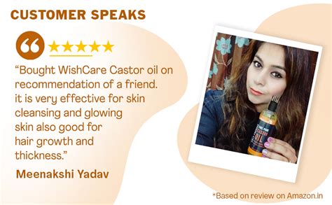 Buy Wishcare® Premium Cold Pressed Castor Oil Pure And Virgin Grade