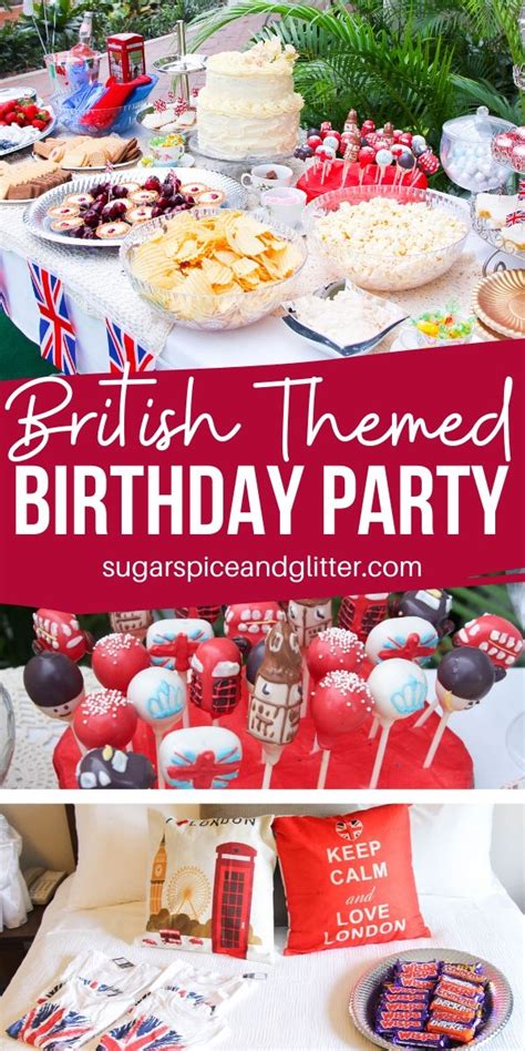 British Themed Party Food