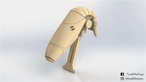 B1 Battle Droid Head Star Wars 3d Model 3d Printable Cgtrader