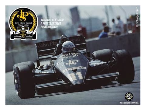 Adesivo Jps John Player Special Lotus 93t F1 Formula 1 Elio No Elo7