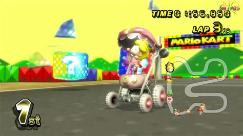 Mario Kart Wii Cc Lightning Cup Race Baby Peach Gameplay Full Hd