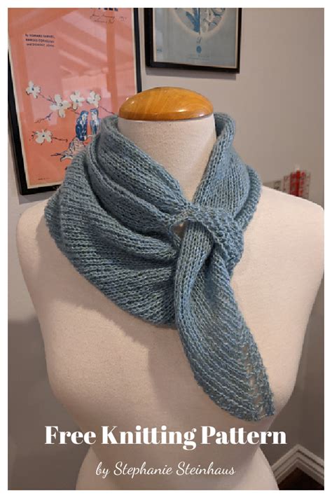 Self Fastening Keyhole Scarf Free Knitting Pattern Page Of