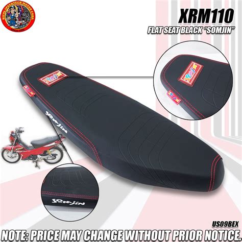 XRM 110 125 RUSIDLX 100 RS125 FLAT SEAT BLACK SOMJIN US09BEX