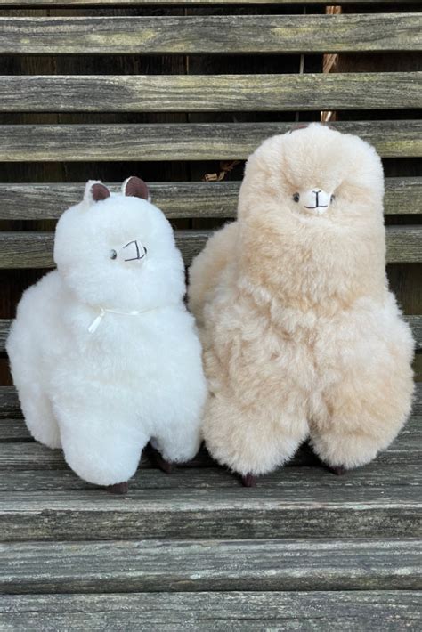 Alpaca Fur 8.5" Standing Alpaca - Cheshire Cat Clothing