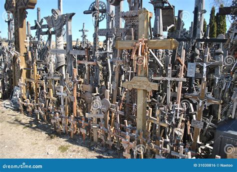 Hill Of Crosses Šiauliai Lithuania Stock Photo Image Of Lietuva