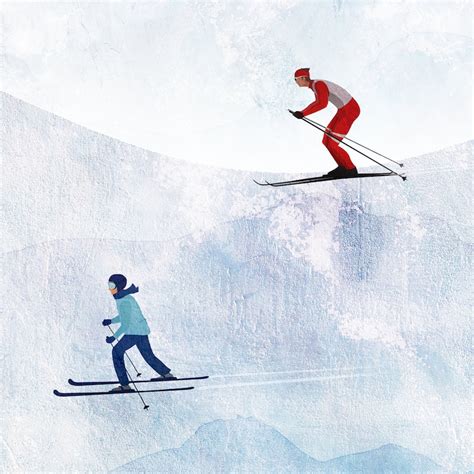 Skiing Card Ski Card Ski Birthday Card Ski Greetings Card Etsy Uk