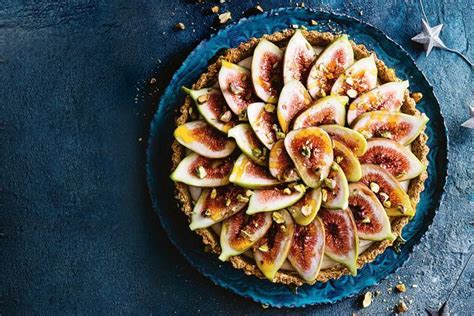 Vegan Fig And Custard Tart