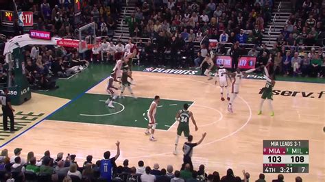 Nba Tv On Twitter Giannis Finds Matthews For A Huge Three Final