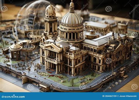 Blueprint 6k, Famous Buildings, Real Camera View, Stock Illustration ...