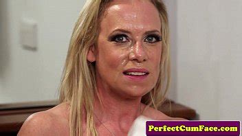 Facialed Brit Babe Masturbating Until Orgasm XVIDEOS