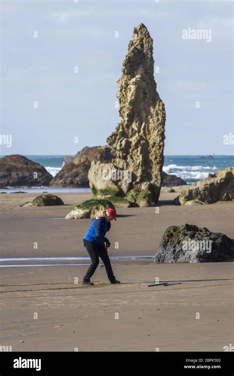 Bandon By The Sea Oregon Usa February 21 2020 The Team Of Circles