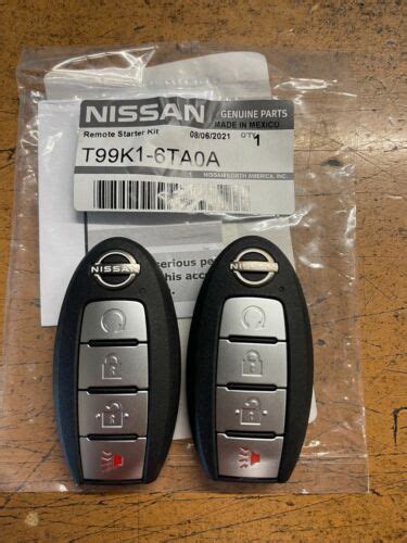 New Oem 2022 2023 Nissan Pathfinder Remote Engine Start Kit Ebay