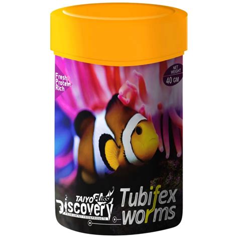 Taiyo Pluss Discovery Freeze Dried Tubifex Worms Fish Food Gm