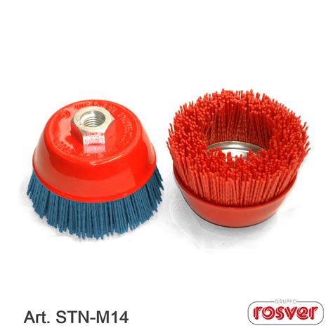 Cepillos De Nylon En Copa M14 Rosver Abrasivos