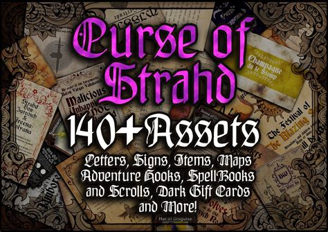 Curse Of Strahd 140 D D Handouts And Assets Bundle Dnd Dungeons And