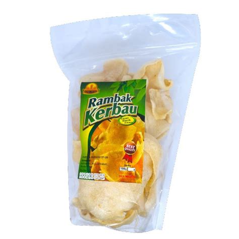 Jual Cemilan Kerupuk Rambak Kerbau Khas Surabaya Enak Gurih 100 Gram