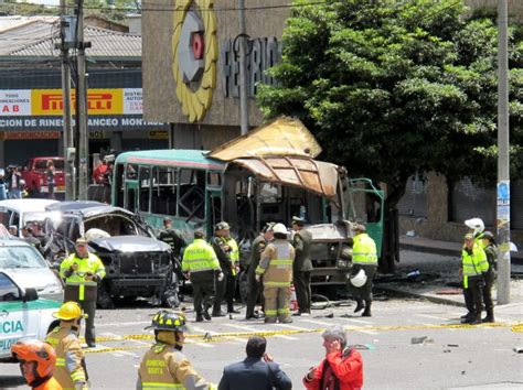 Impresionantes Imágenes Del Atentado En Bogotá Colombia