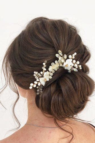 30 Lovely Wedding Bun Hairstyles Wedding Forward