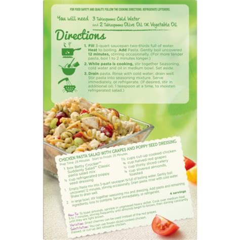 Betty Crocker Suddenly Classic Pasta Salad Oz Oz Smiths