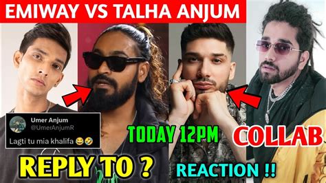 Emiway Vs Talha Anjum Kr Na Revealed Today Kalam Ink Collab Coming