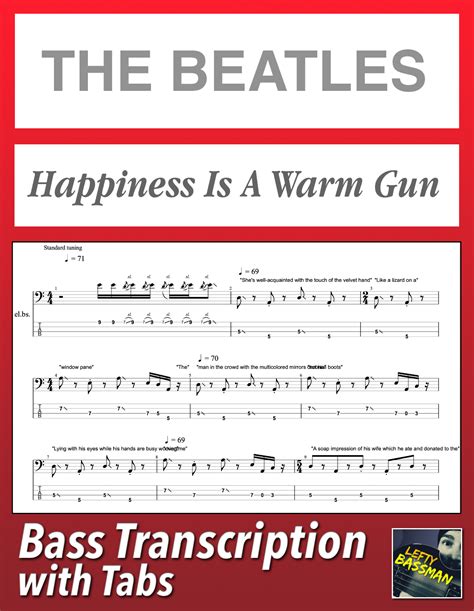 The Beatles Happiness Is A Warm Gun Bass Transcription With Tabs