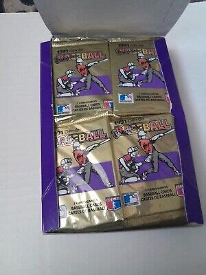 O Pee Chee Premier Baseball Packs Factory Sealed Box Read