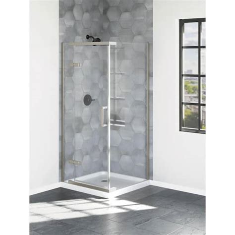 Delta Industrial 36 In L X 36 In W X 76 In H Corner Shower Kit With