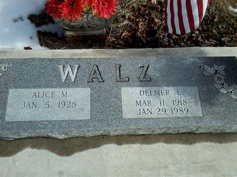 Delmar Lawrence Walz 1918 1989 Find A Grave Memorial