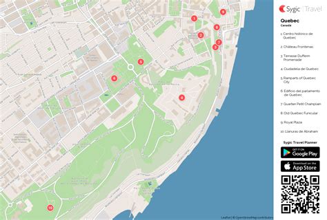 Quebec Mapa Turístico Para Imprimir Sygic Travel