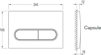 Castle Capsule Concealed Cistern Panel Integra Hepsiburada Global