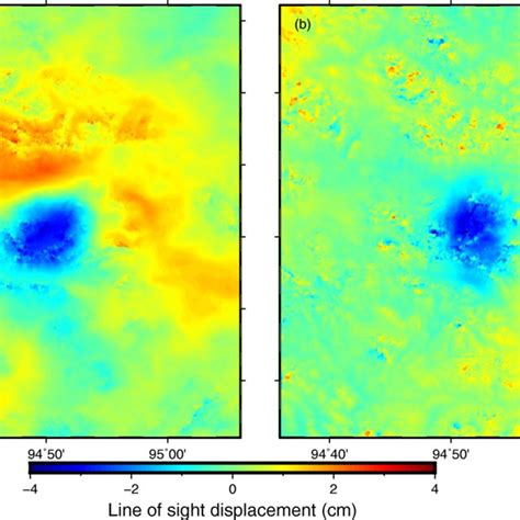 The Insar Coseismic Deformation Fields From Ascending A And